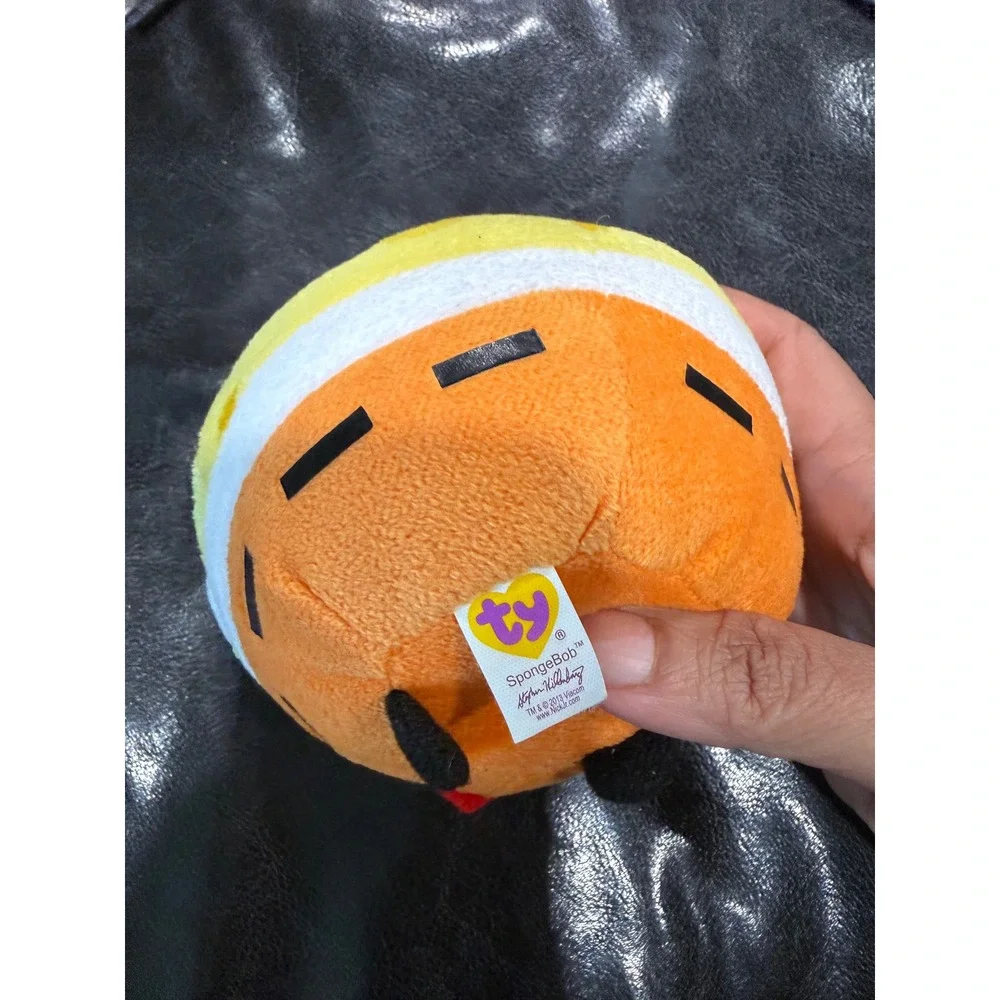 TY Squeezamals Spongebob Squarepants Plush‎ Ball Stuffed Toy